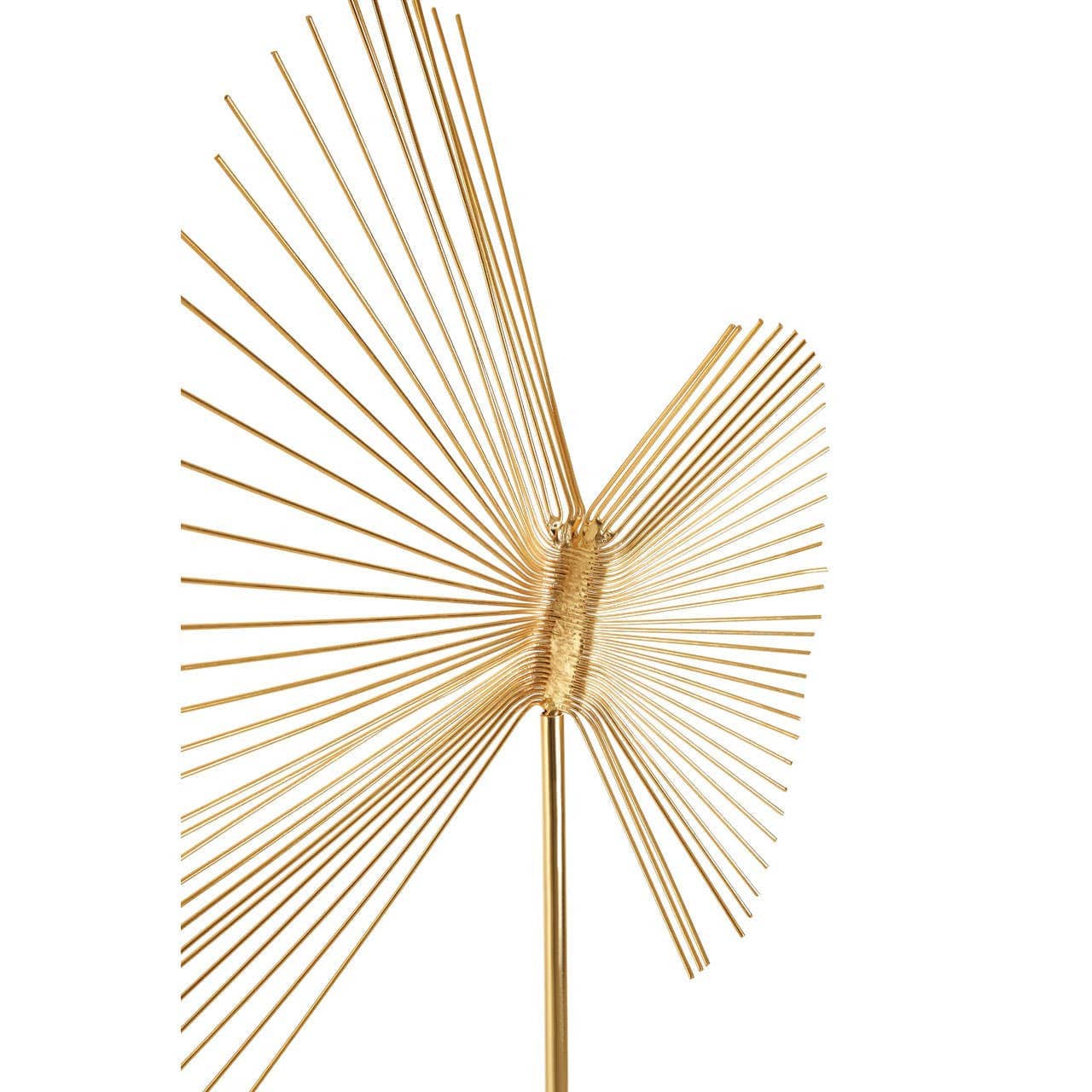 Mirano Gold Finish Spiral Sculpture - Image 4