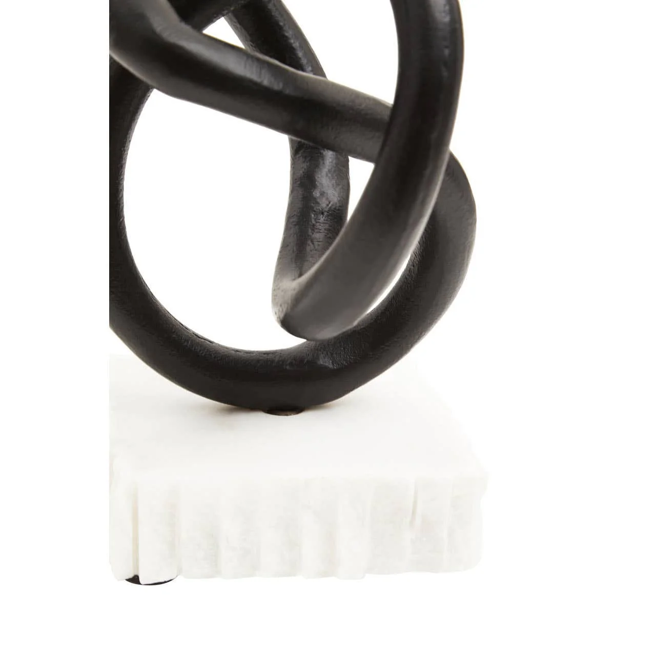 Mirano Matt Black Knot Sculpture - Image 6