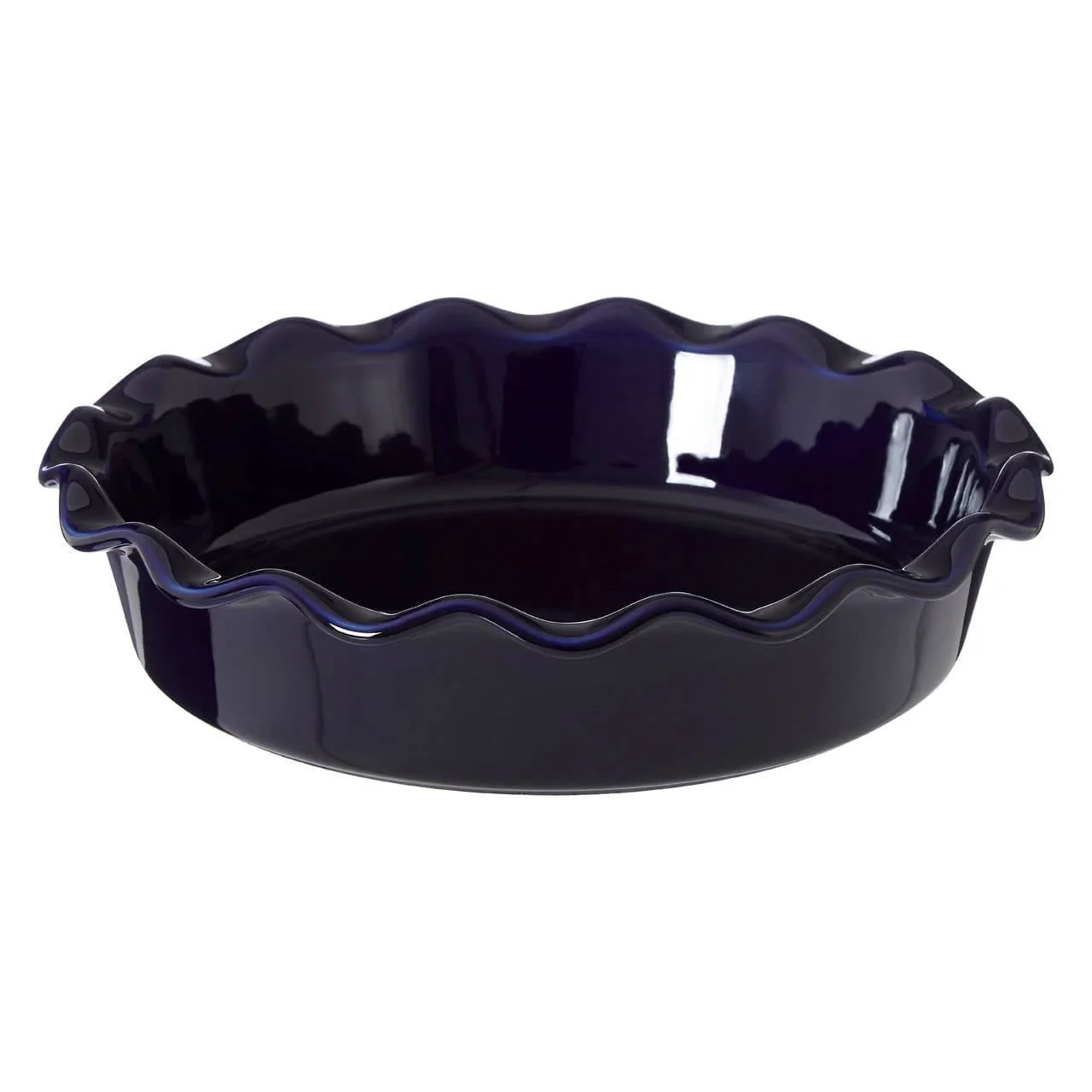Modern Retro Round Dish With Curved Edges