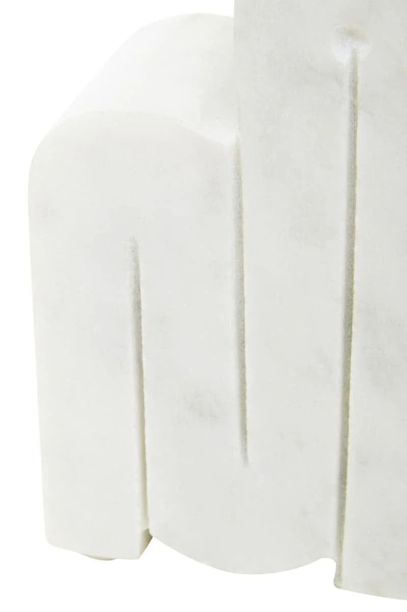 Nason Set Of 2 White Marble Bookends - Image 10