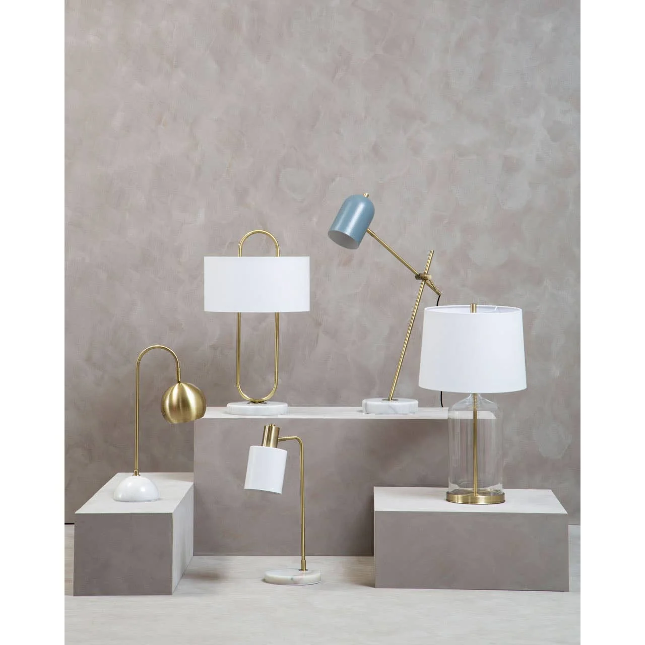 Newton White Shade Desk Lamp - Image 11