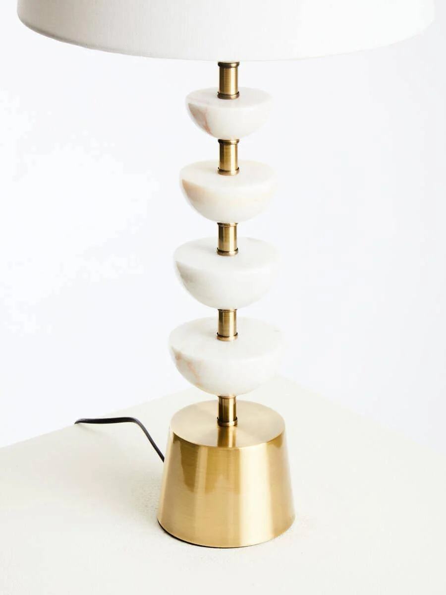 Ocala White Table Lamp - Image 7