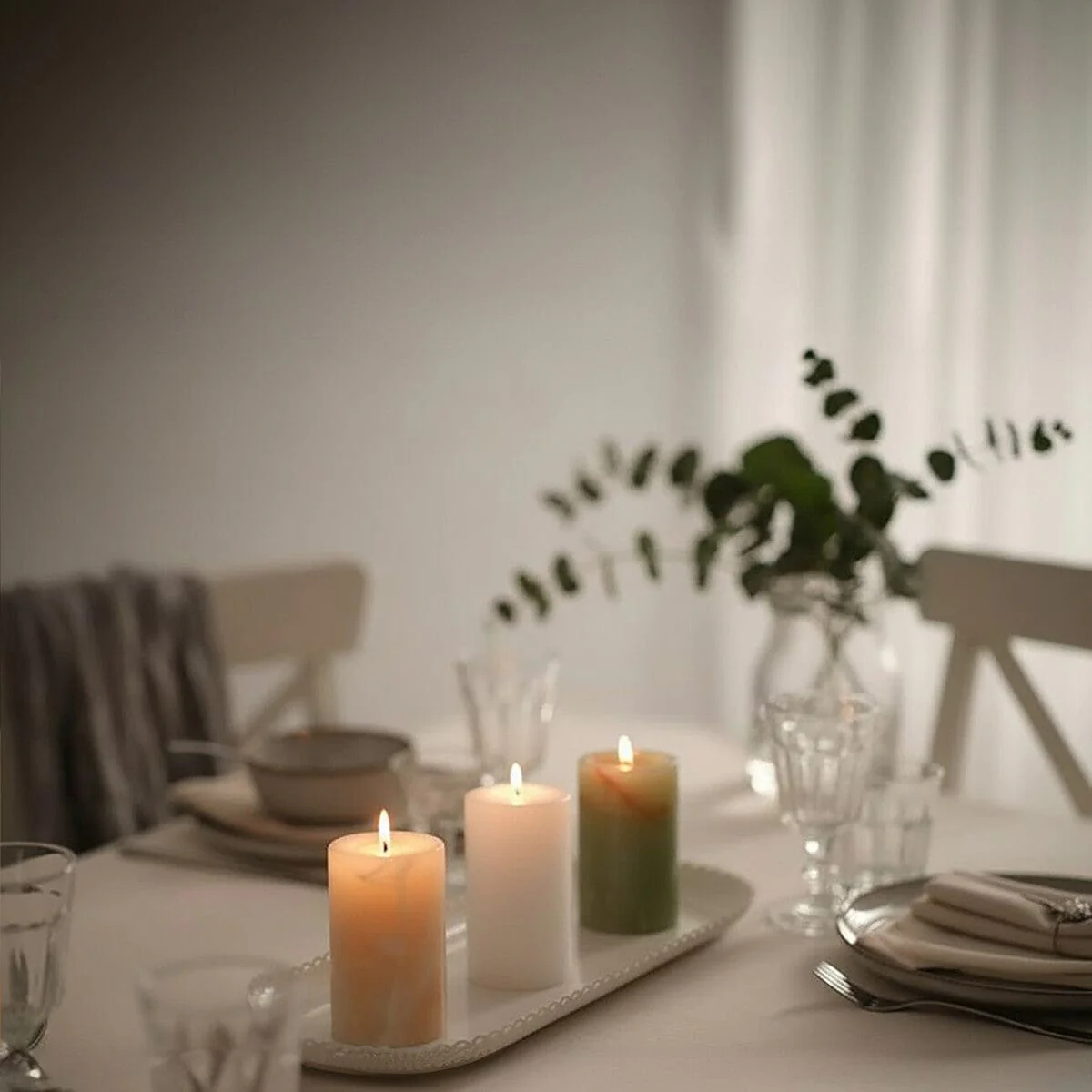 Oleena Set Of Three Onyx Tealight Holders - Image 19