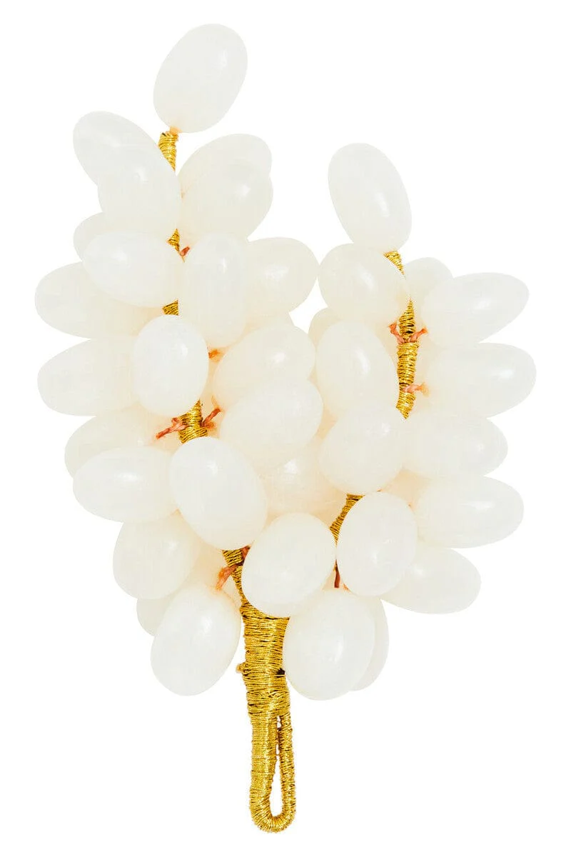 Oleena White Onyx Decorative Grapes - Image 2