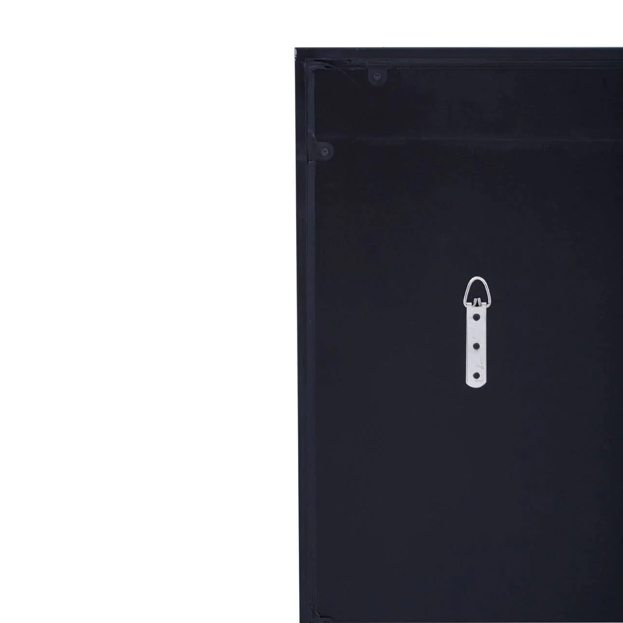 Oriel Grid Wall Mirror with Black Finish Frame - Image 4