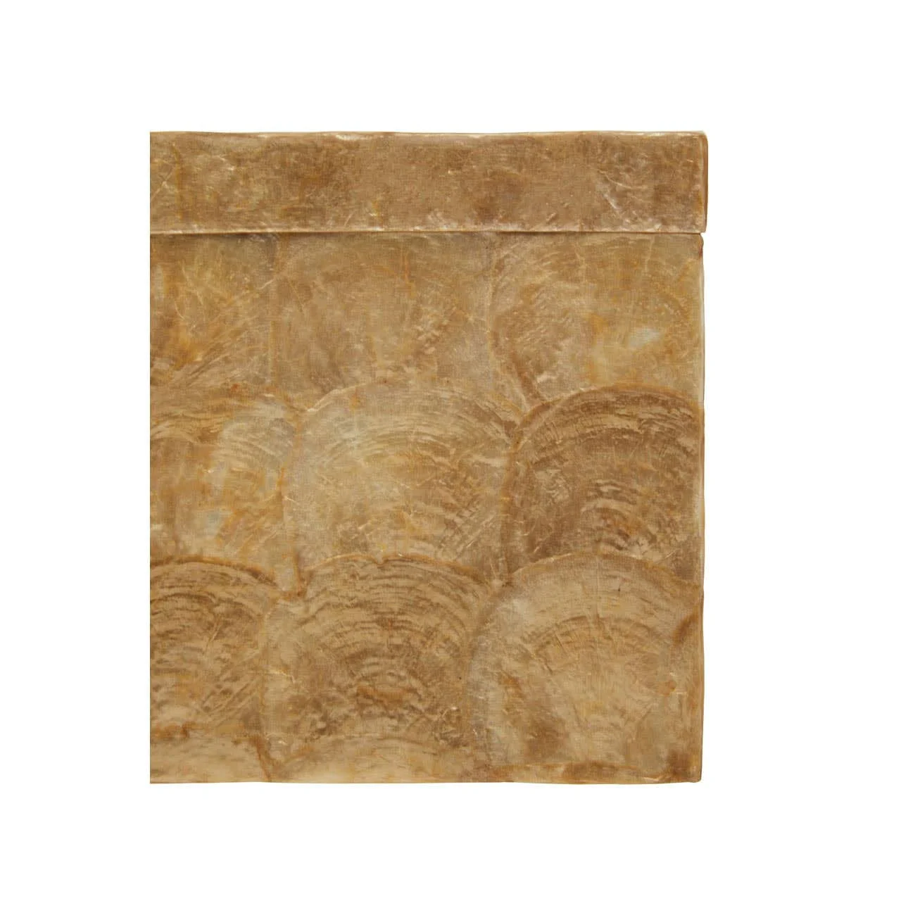Palu Beige Seashell Square Tissue Box - Image 6