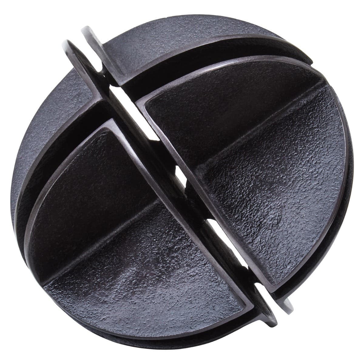 Prato Black Nickel Finish Sculpture - Image 2