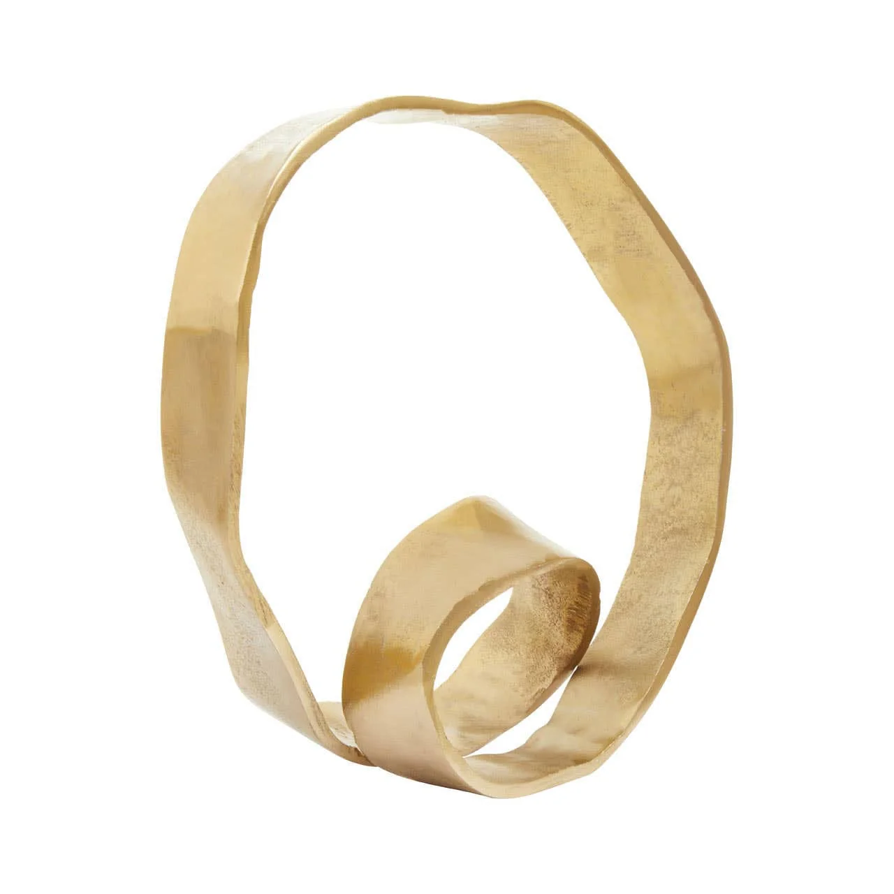 Prato Gold Finish Twist Sculpture - Image 2
