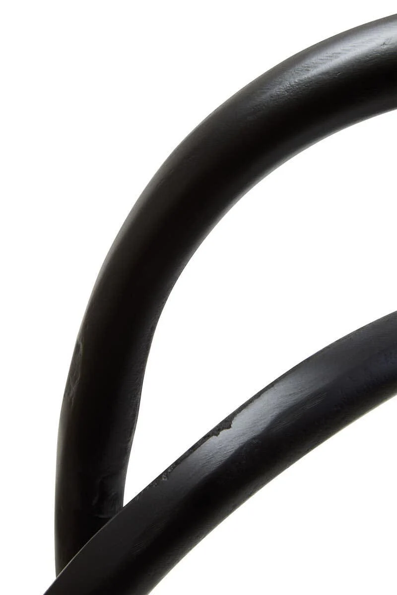 Prato Matte Black Nickel Finish Twist Sculpture - Image 9