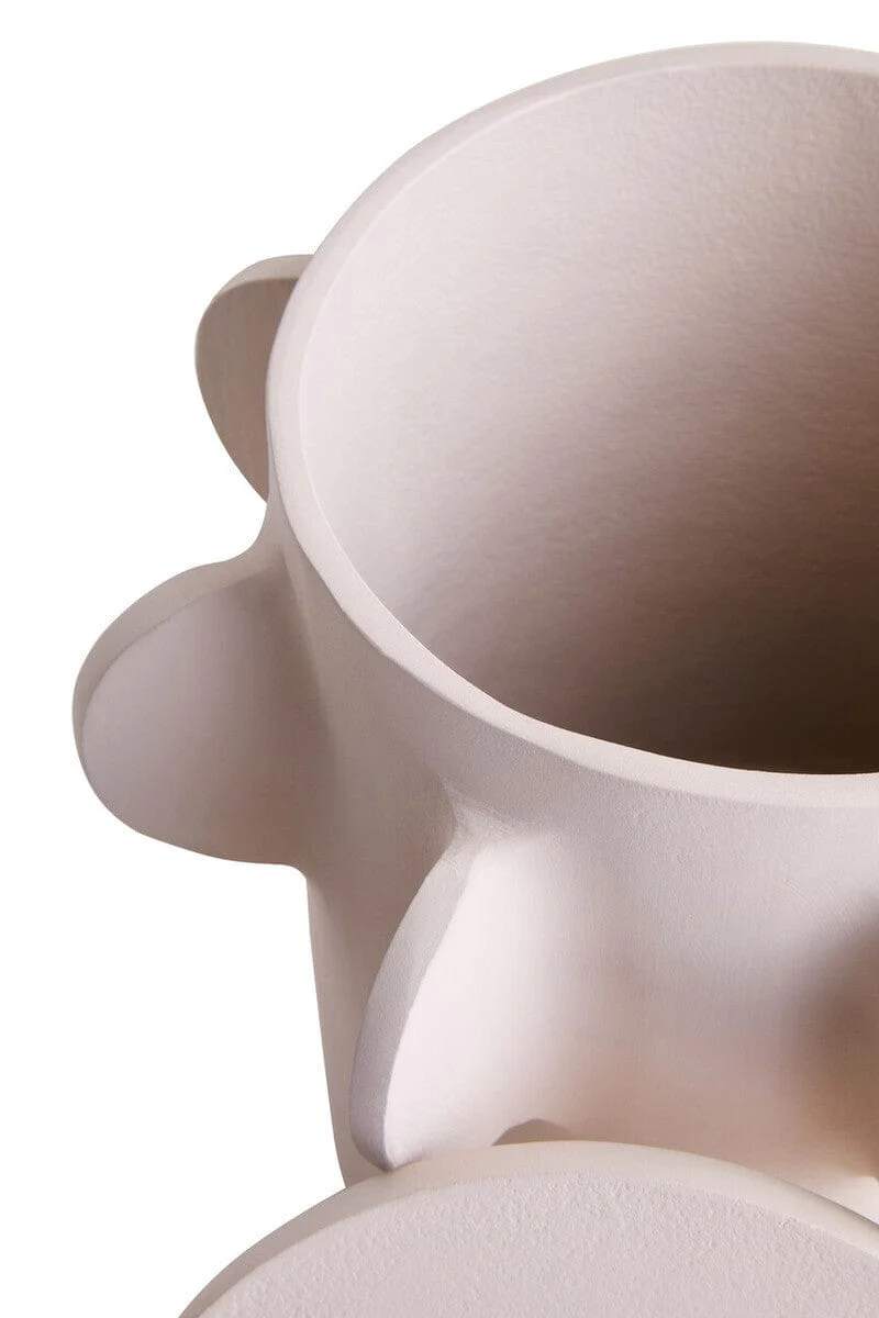 Prato Small Round Textured Cream Box - Image 6