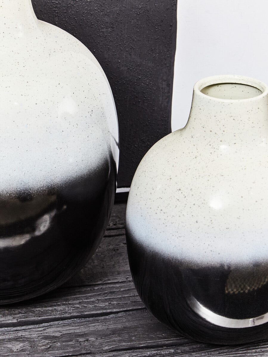 Ramus Large Black And White Ombre Vase - Image 17