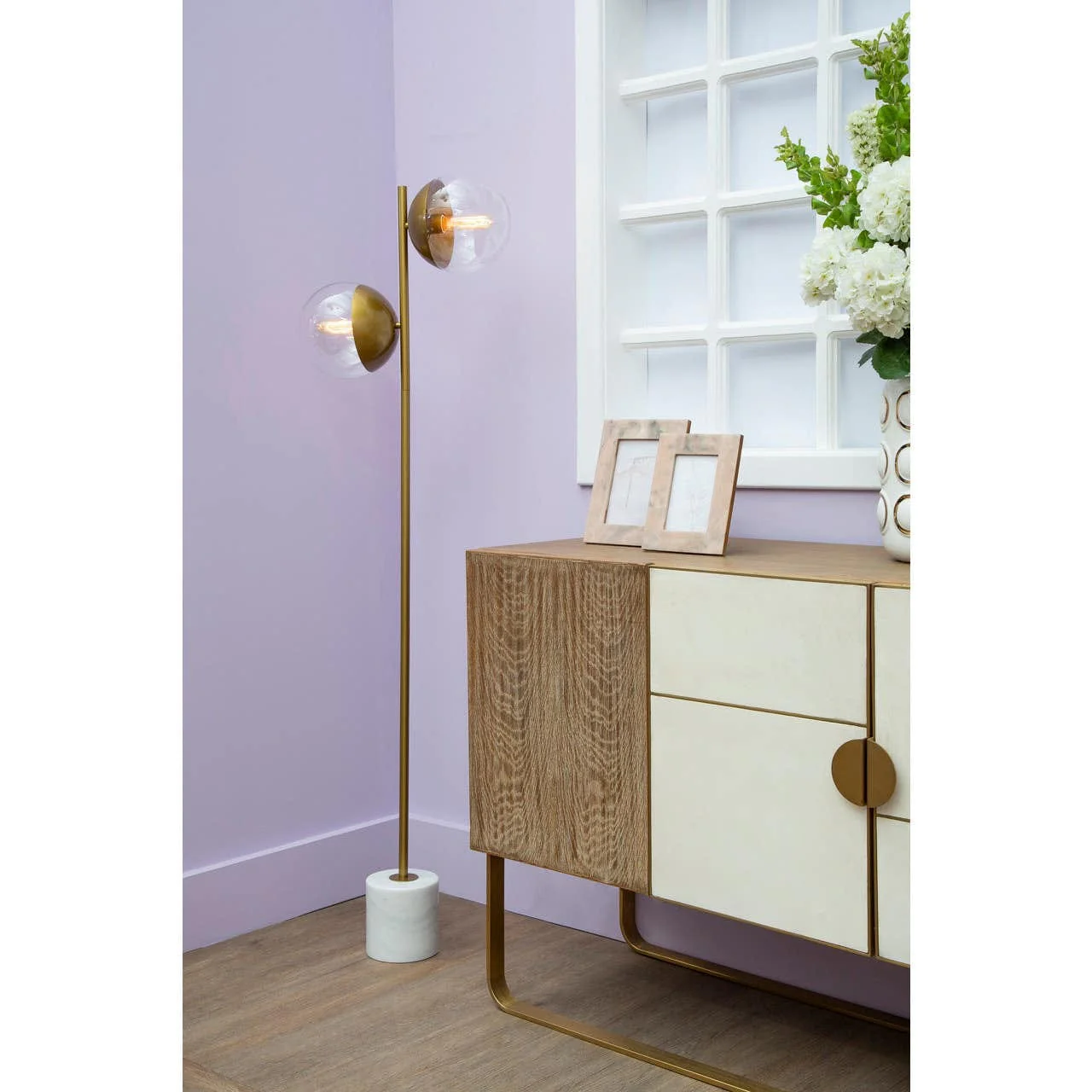Revive Two Light Gold Finish Floor Lamp - Image 6