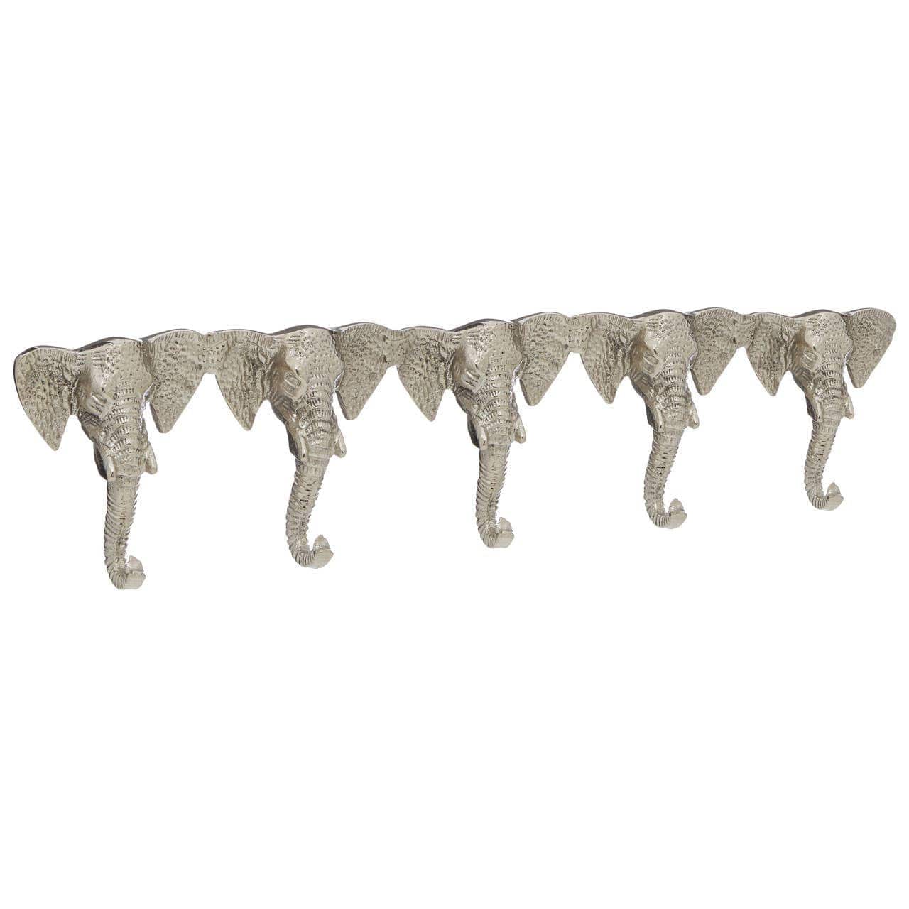 Safari 5 Hook Elephant Head Hanger - Image 2