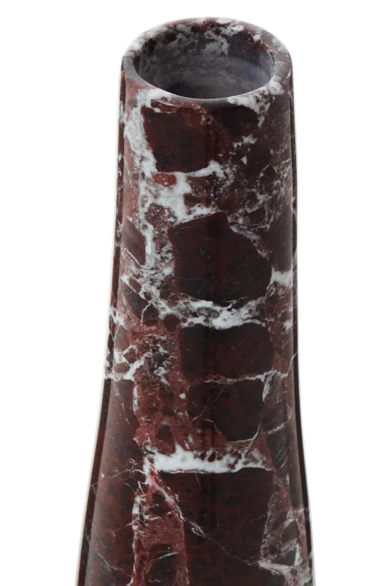 Salmo Red Marble Tapered Vase - Image 2