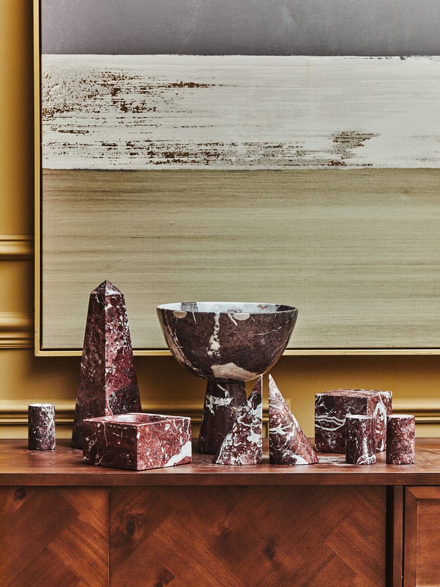 Salmo Small Red Marble Obelisk - Image 12