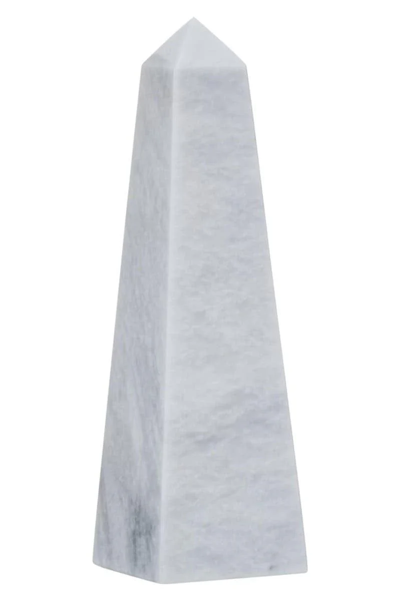 Salmo Small White Marble Obelisk - Image 2