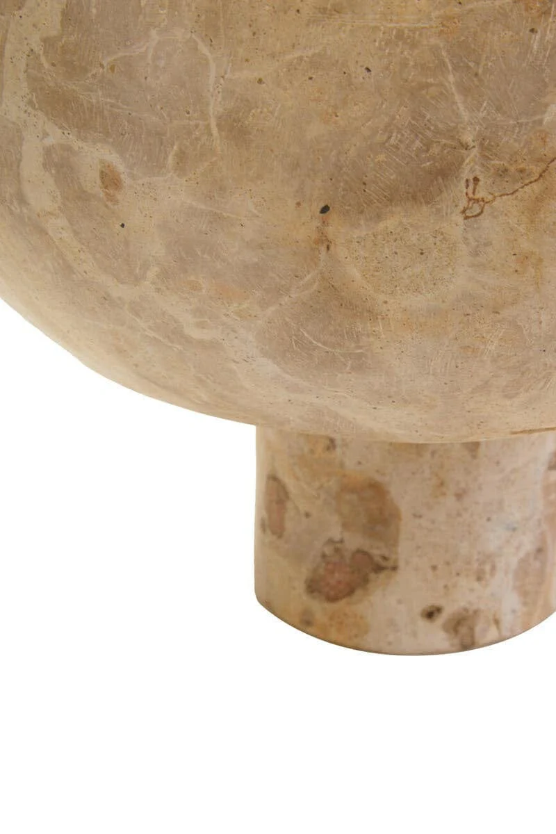 Santino Chocolate Marble Pedestal Bowl - Image 6