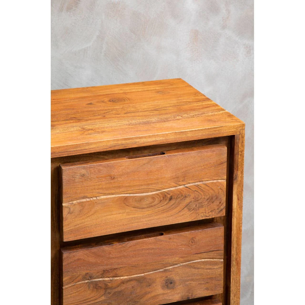 Simla Acacia Wood 1 Door and 3 Drawers Sideboard - Image 13