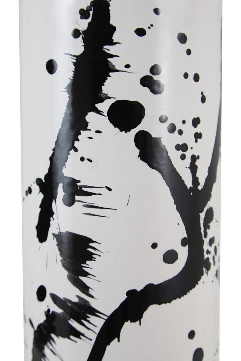 Sorrell Small Black And White Ceramic Vase - Image 14