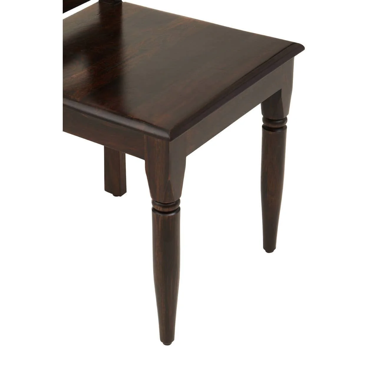 Srina Dark Sheesham Wood Dining Chair - Image 6