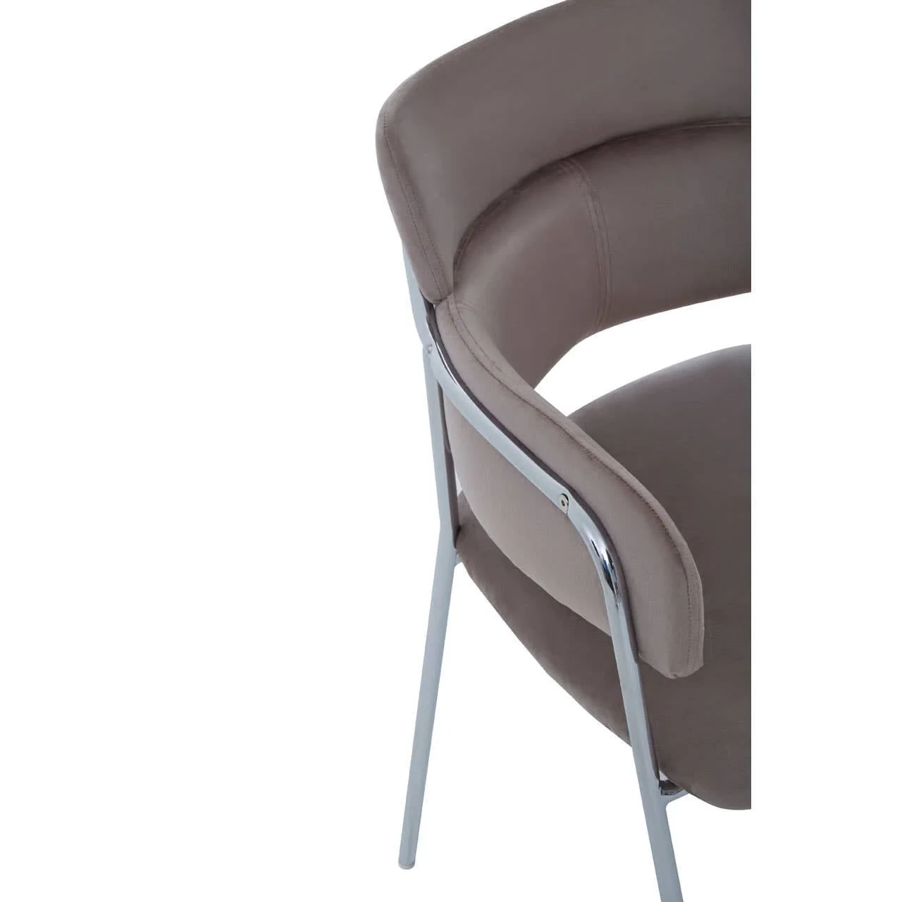Tamzin Mink Velvet Dining Chair - Image 5