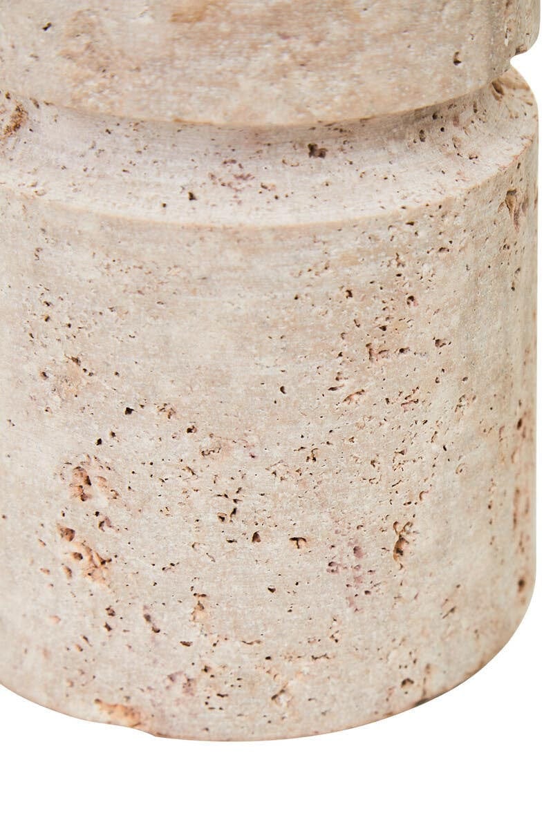 Tibor Travertine Large Candle Holder - Image 9