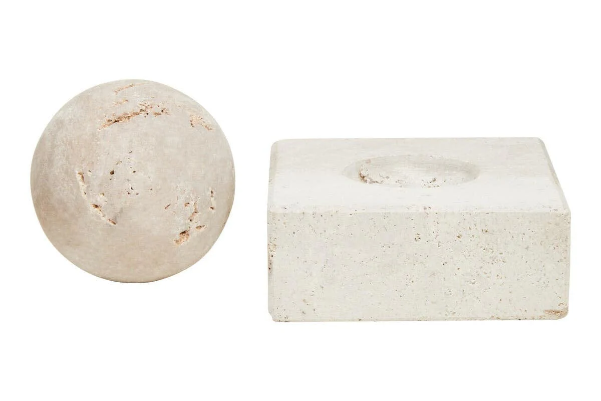 Tibor Travertine Sculpture - Image 2