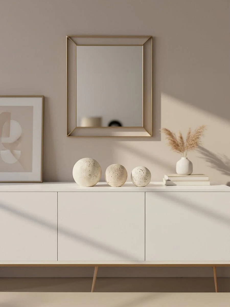 Tibor Travertine Set of 3 Deco Balls - Image 13