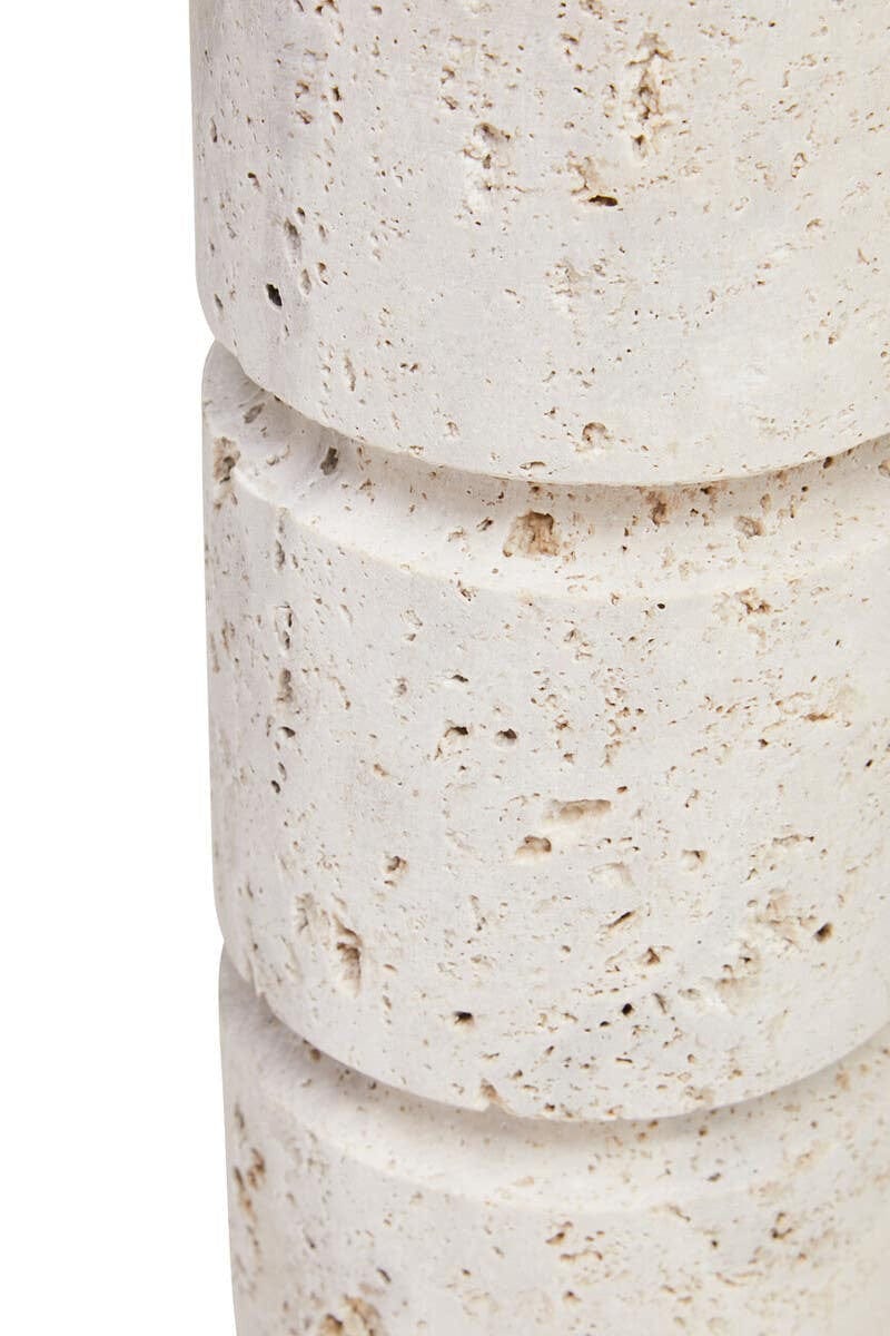 Tibor Travertine Small Candle Holder - Image 5