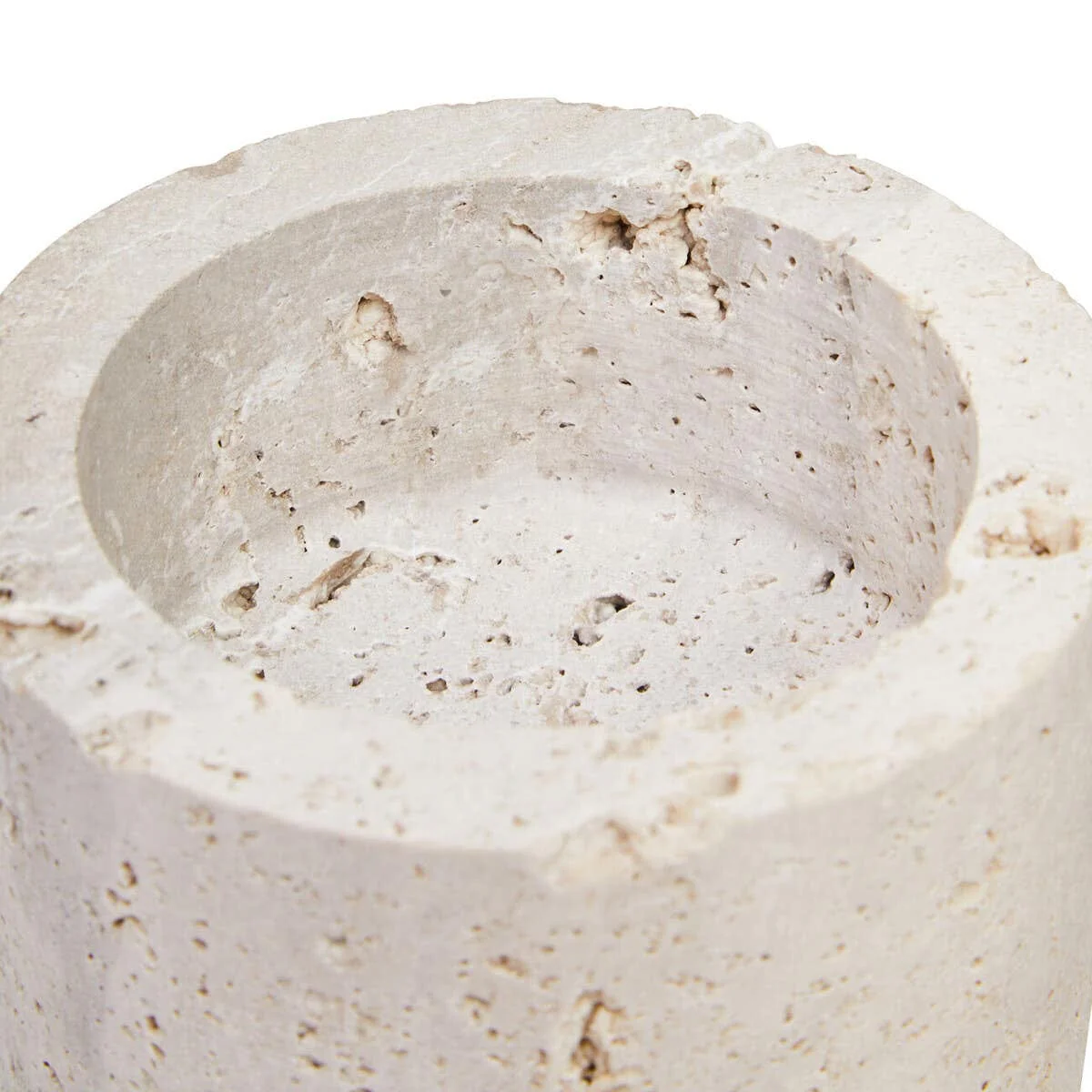 Tibor Travertine Small Candle Holder - Image 6