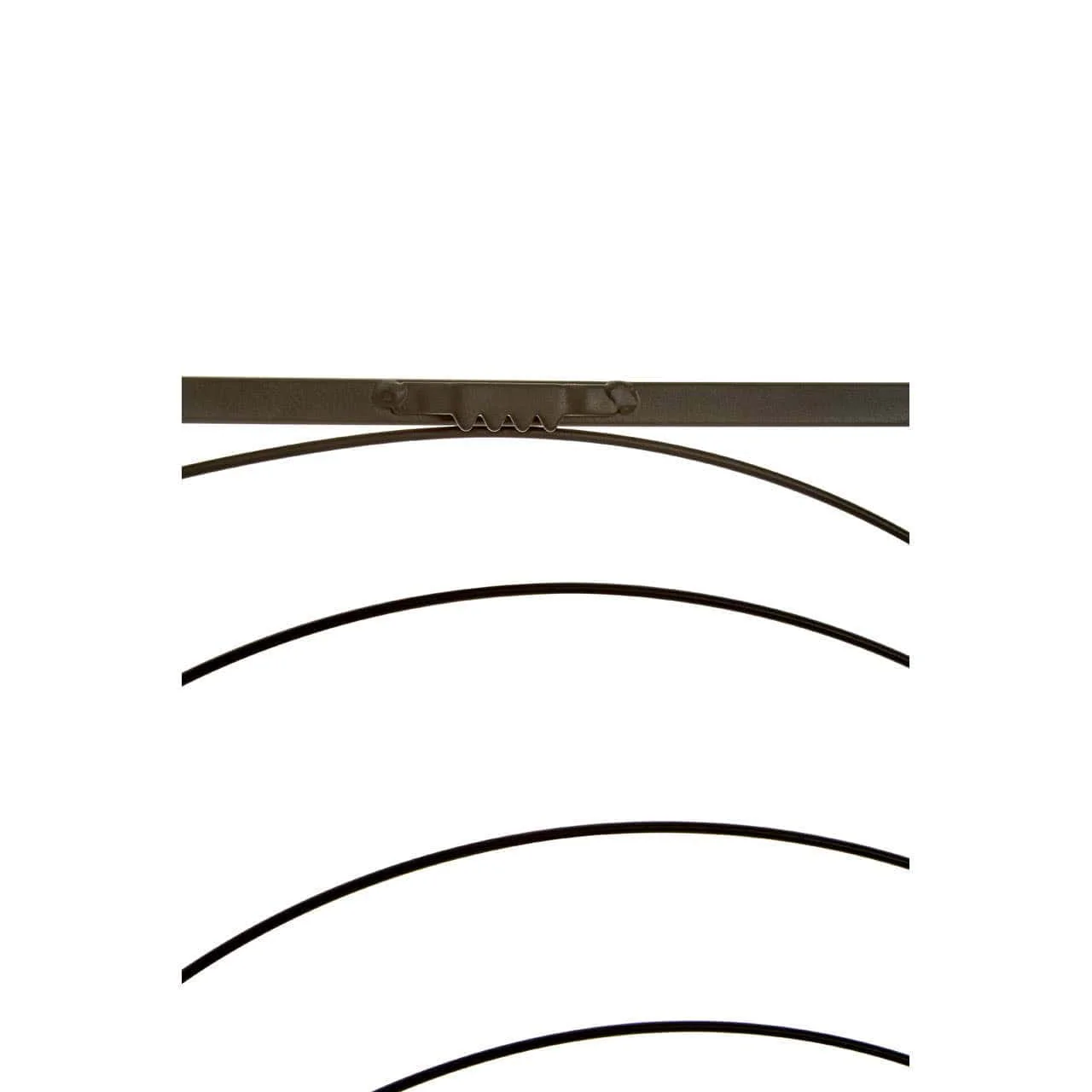 Trento Small Black Metal Frame Leaf Design Wall Art - Image 5