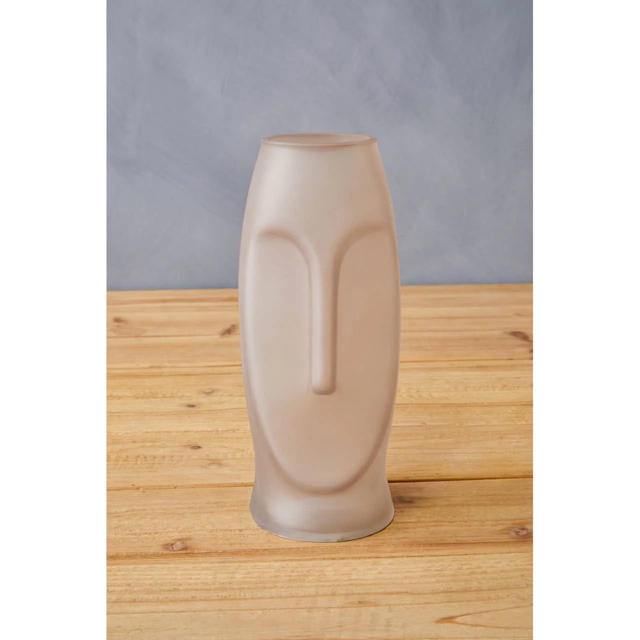Viso Grey Small Face Design Vase - Image 6