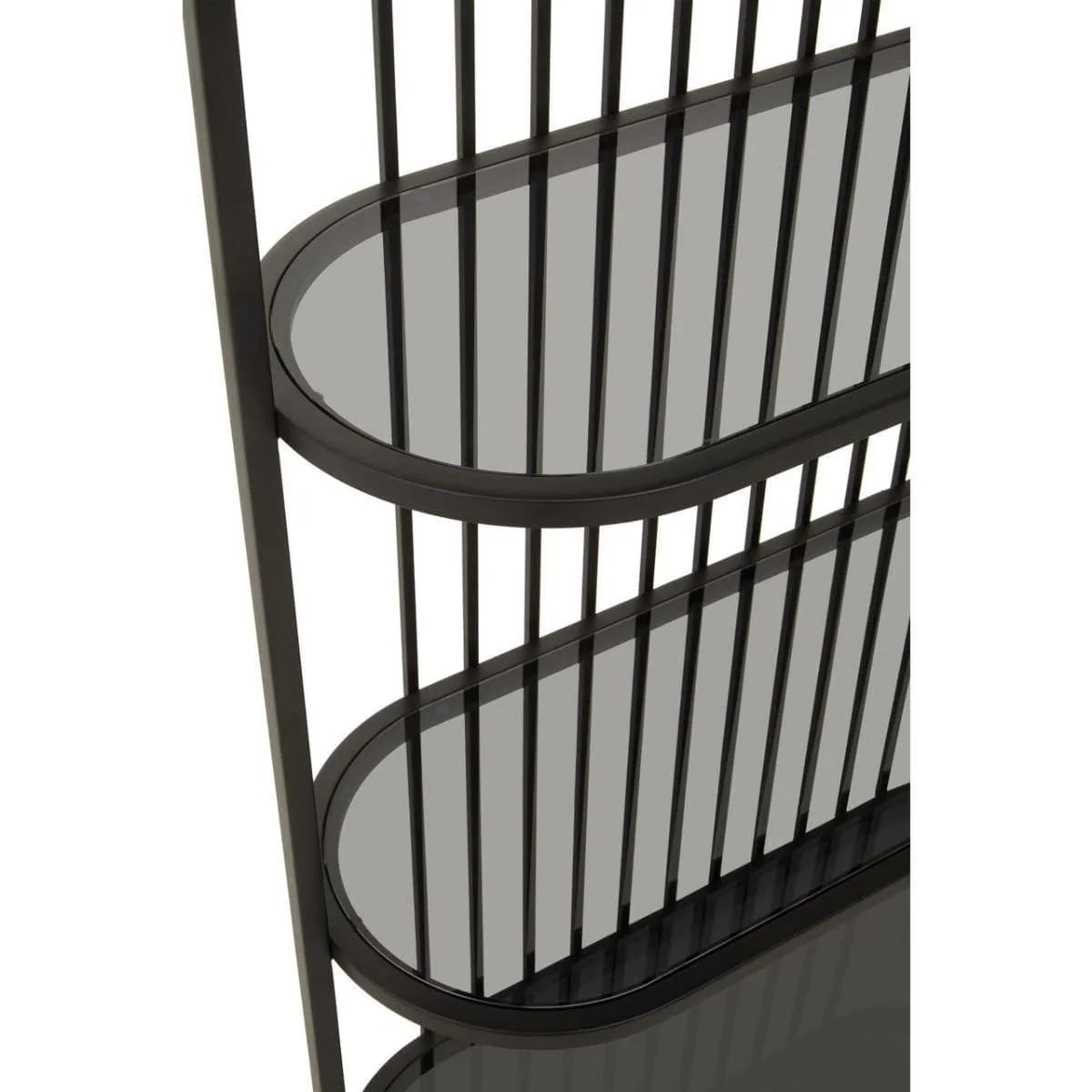 Vogue Five Tier Black Shelf Unit - Image 7