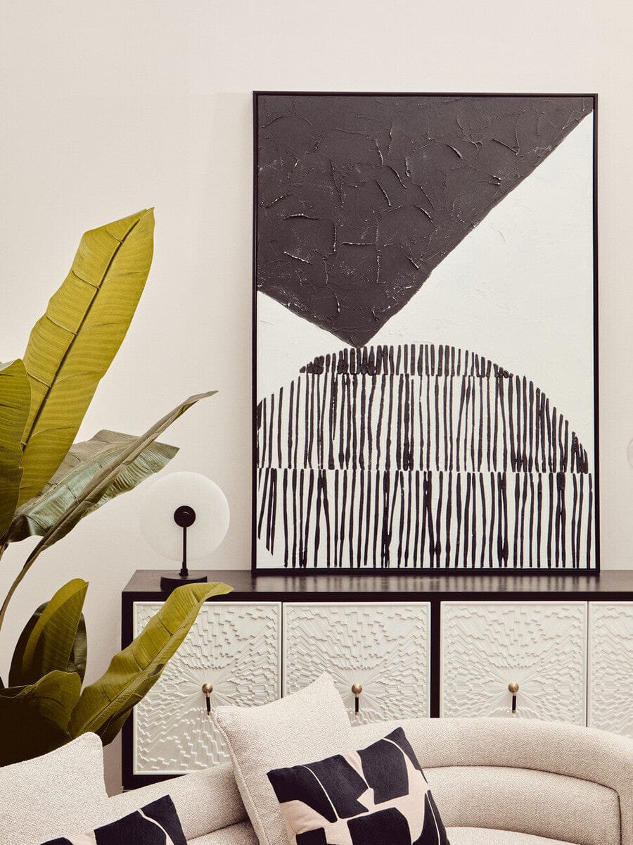 Waldorf White Marble And Black Table Lamp - Image 13