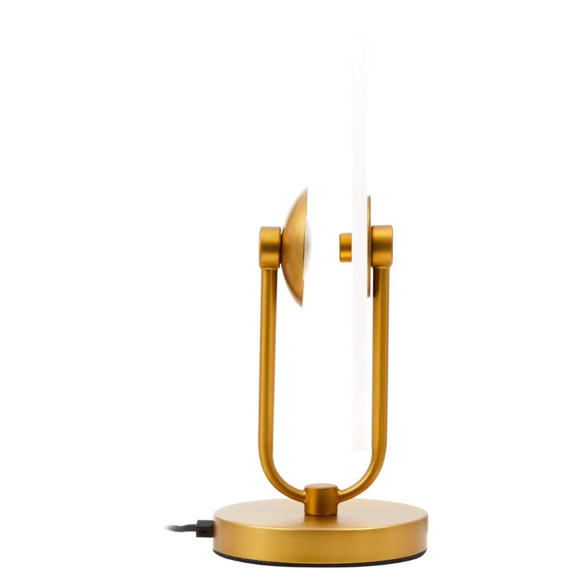 Waldorf White Marble And Gold Finish Table Lamp - Image 4