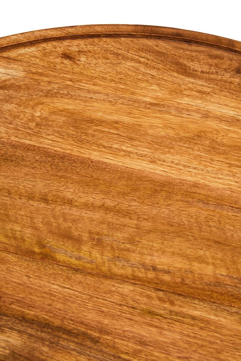 Walsa Natural Mango Wood Column Detail Coffee Table - Image 5