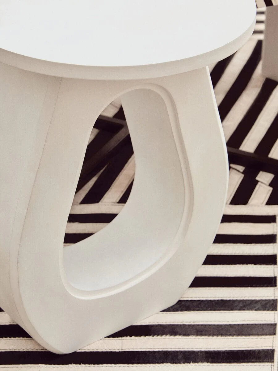 Walsa Whitewash Mango Wood Accent Table - Image 10