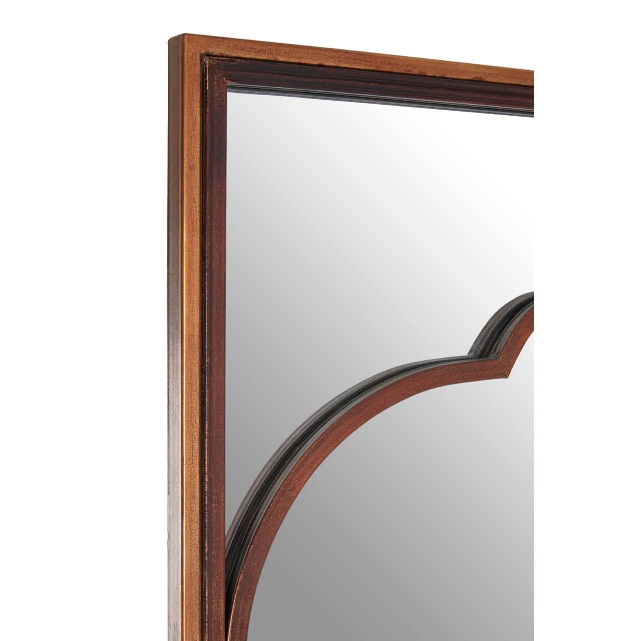Zariah Arabesque Gold Finish Wall Mirror - Image 3