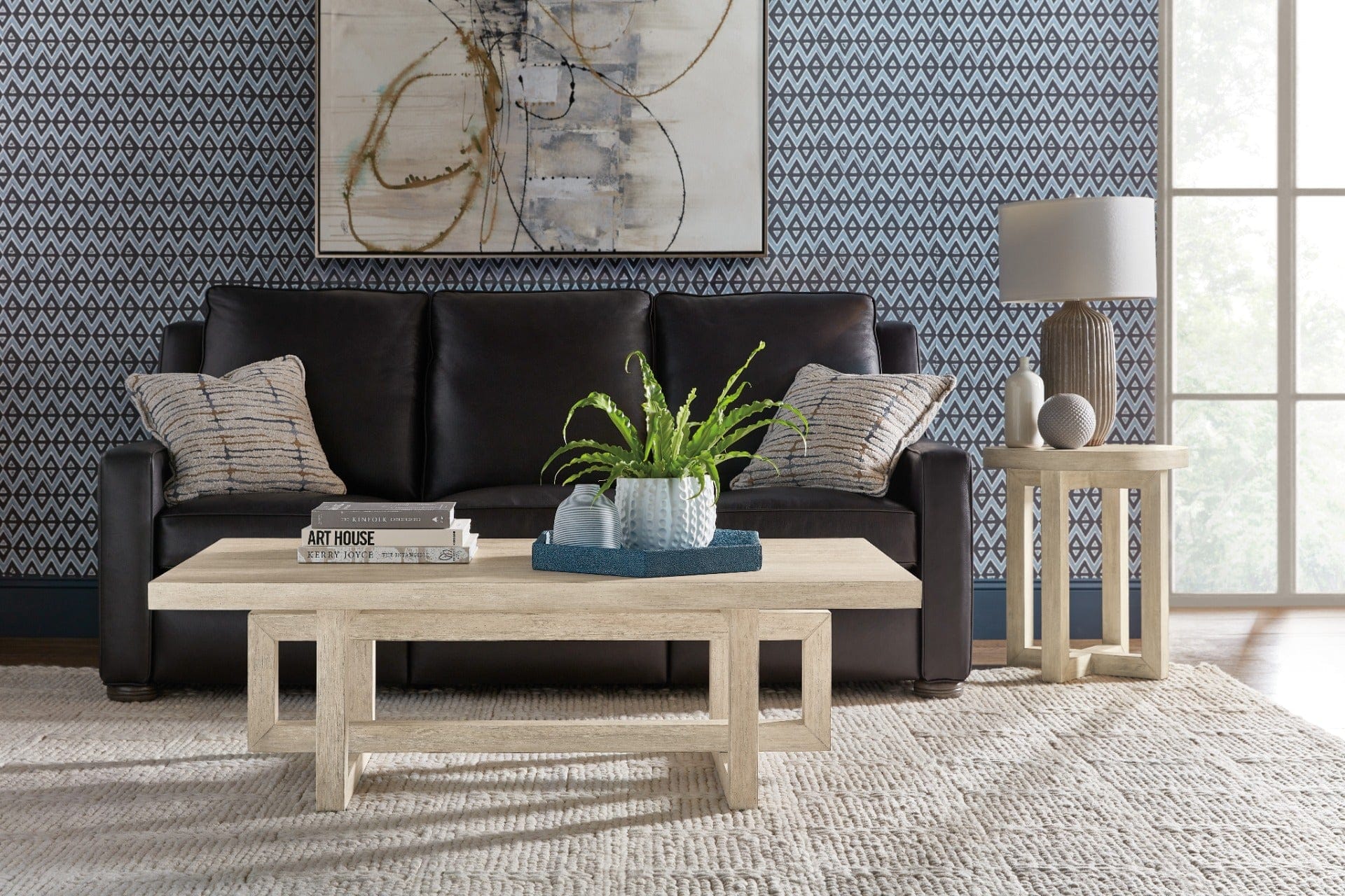 Modern Rectangle Coffee Table - Image 2