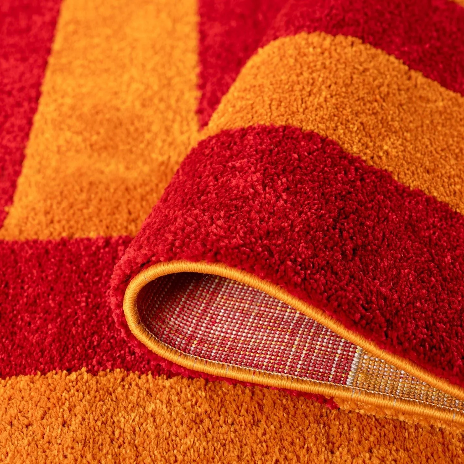 Joli Geometric Red & Orange Rug - Image 4