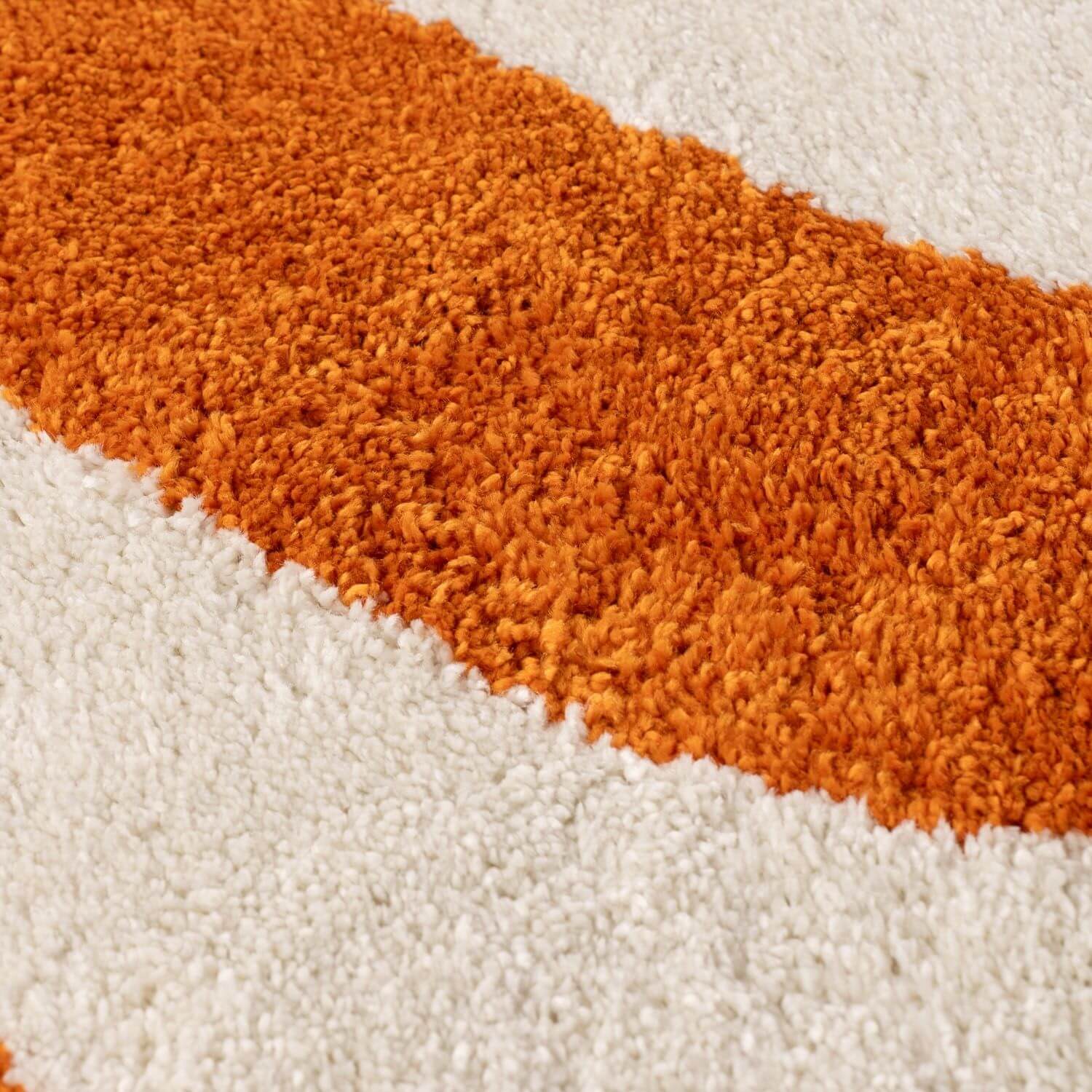 Joli Wave Orange & White Rug - Image 3