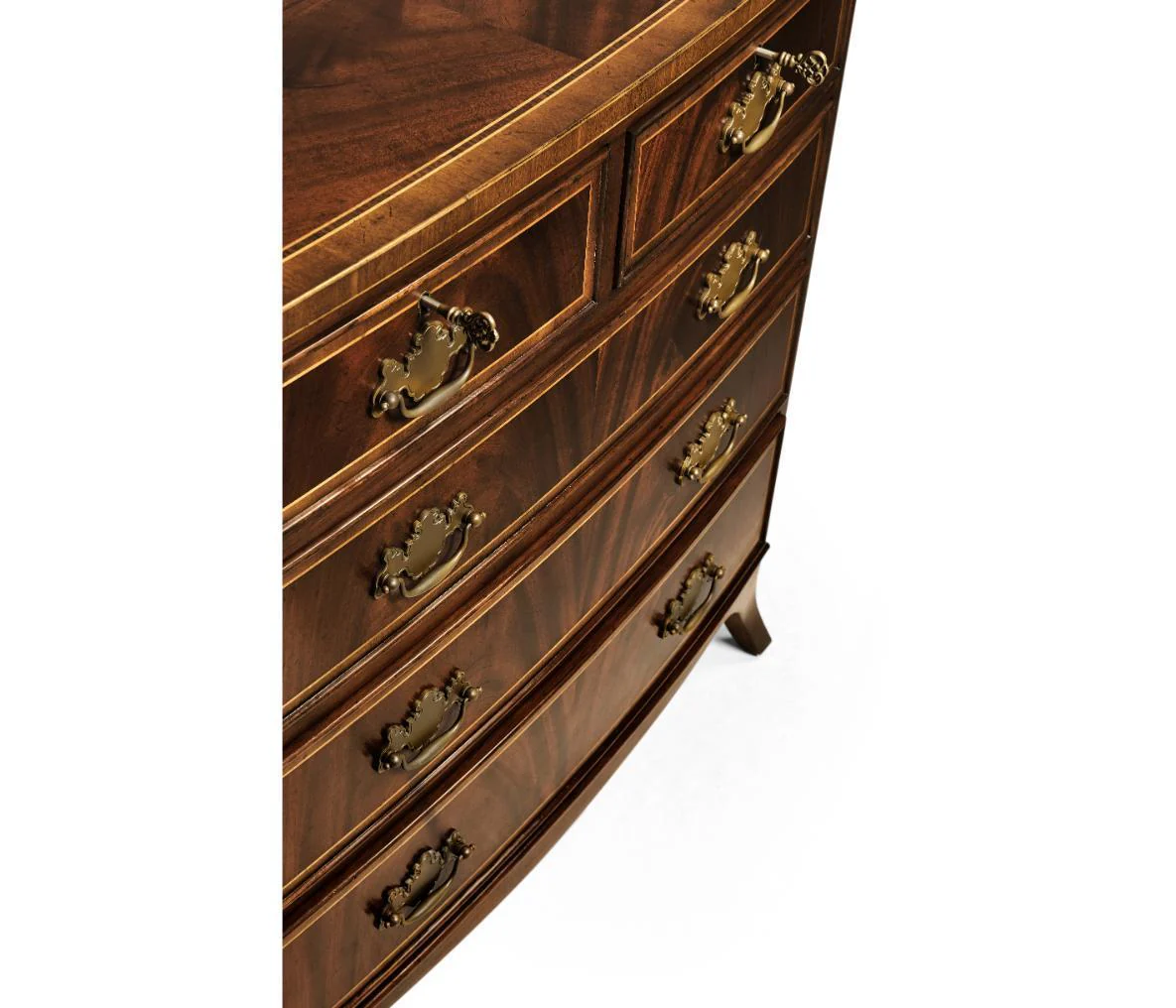 Jonathan Charles Bedside Chest of Drawers Georgian - Image 3