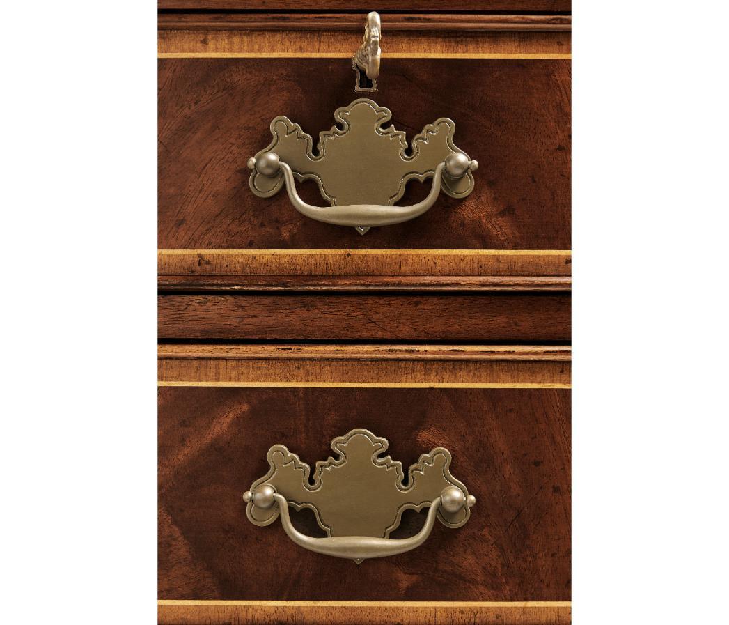 Jonathan Charles Bedside Chest of Drawers Georgian - Image 6