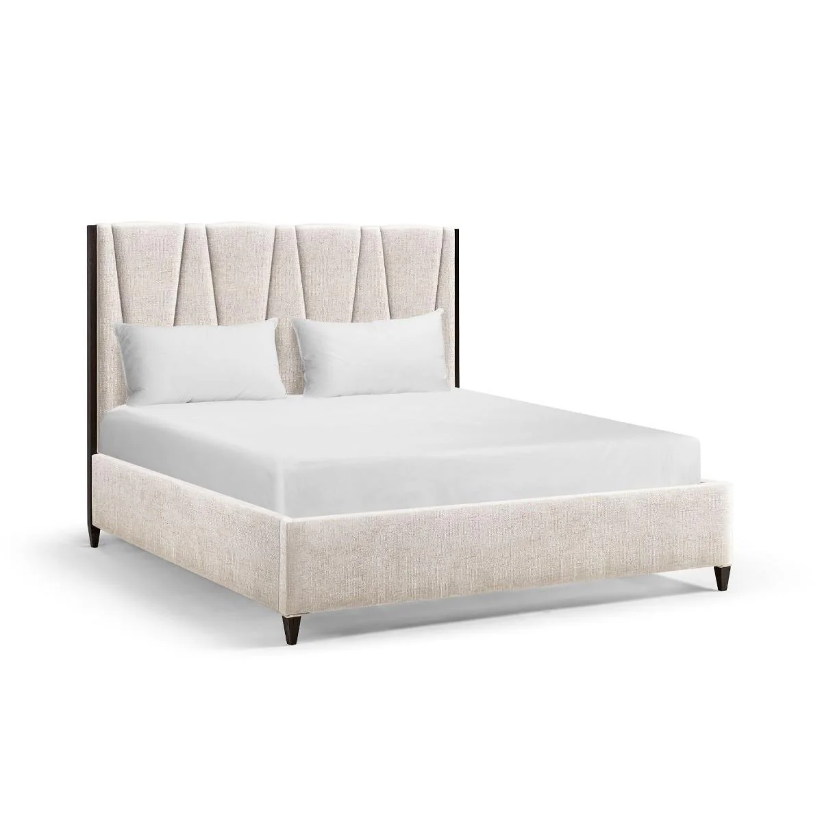 Jonathan Charles Geometric Super King Upholstered Bed - Image 4