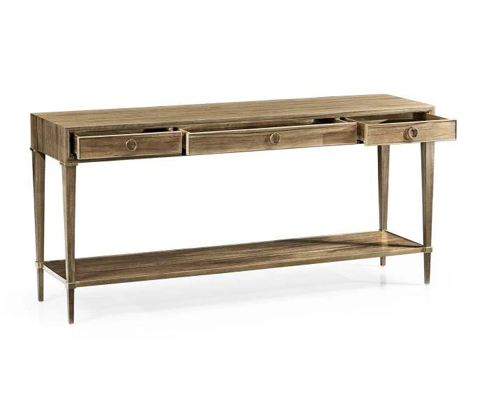 Jonathan Charles Golden Amber Console Table - Image 7