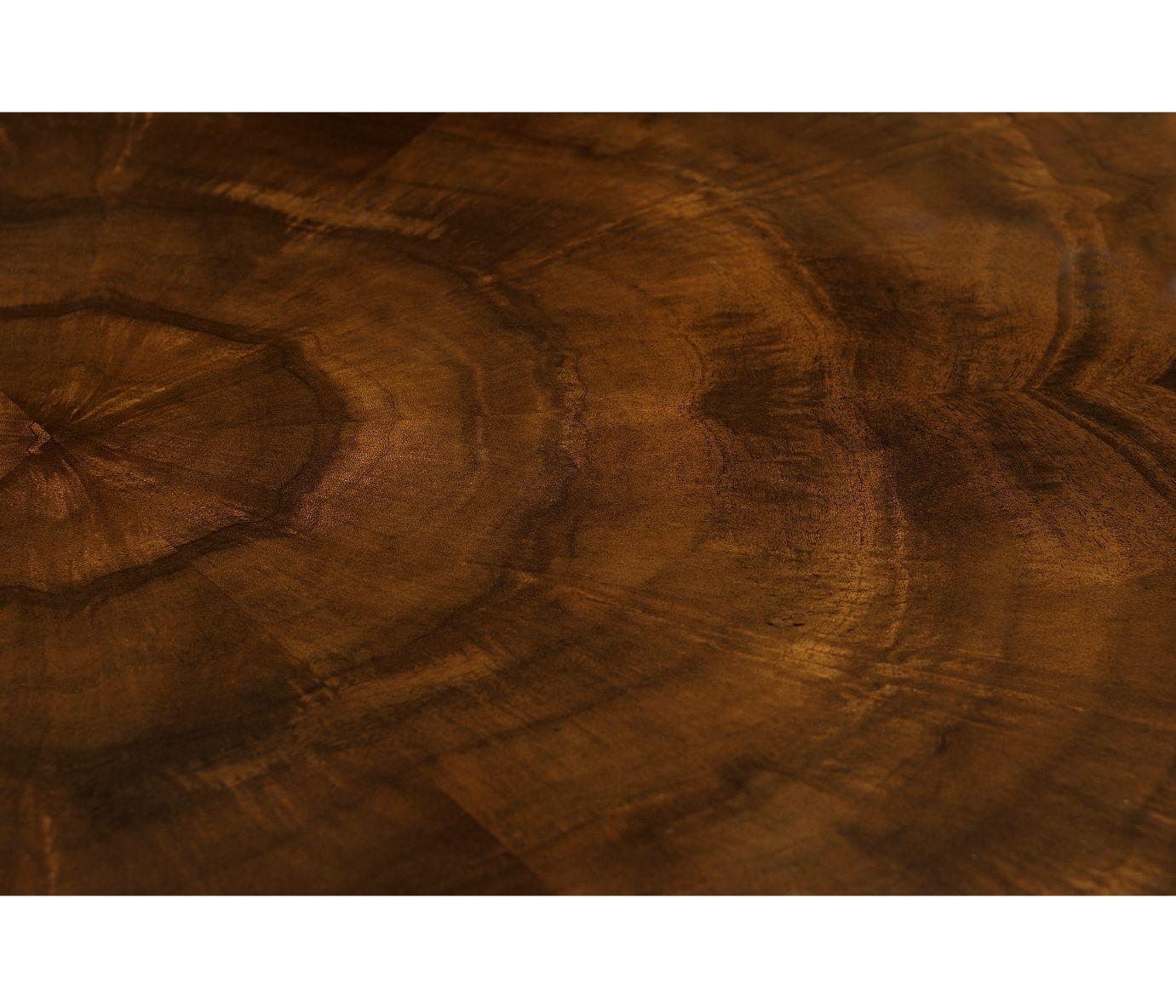 Jonathan Charles Mahogany Centre Table with Gilded Lions Paw Feet - Image 7
