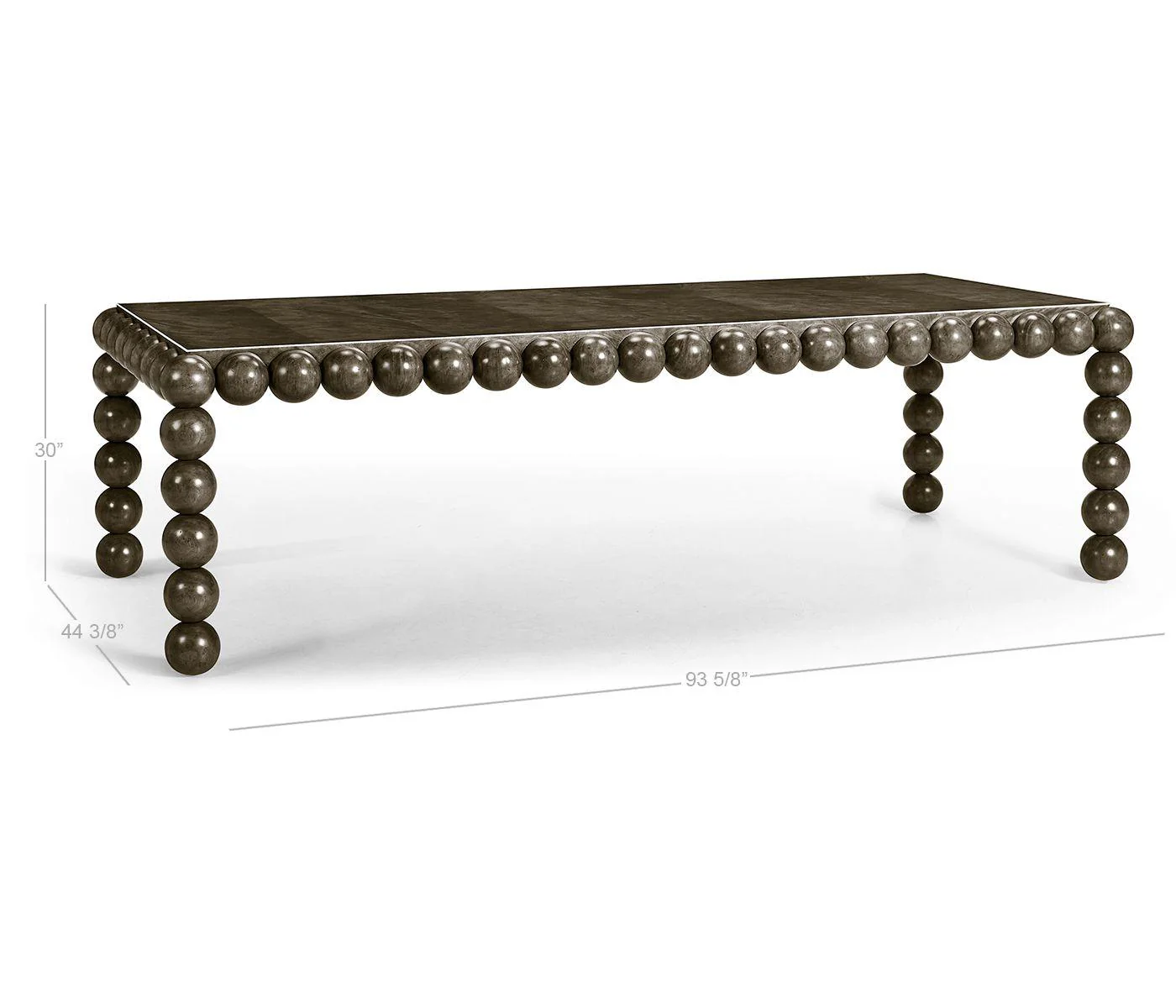 Jonathan Charles Orb Rectangular Dining Table - Image 9