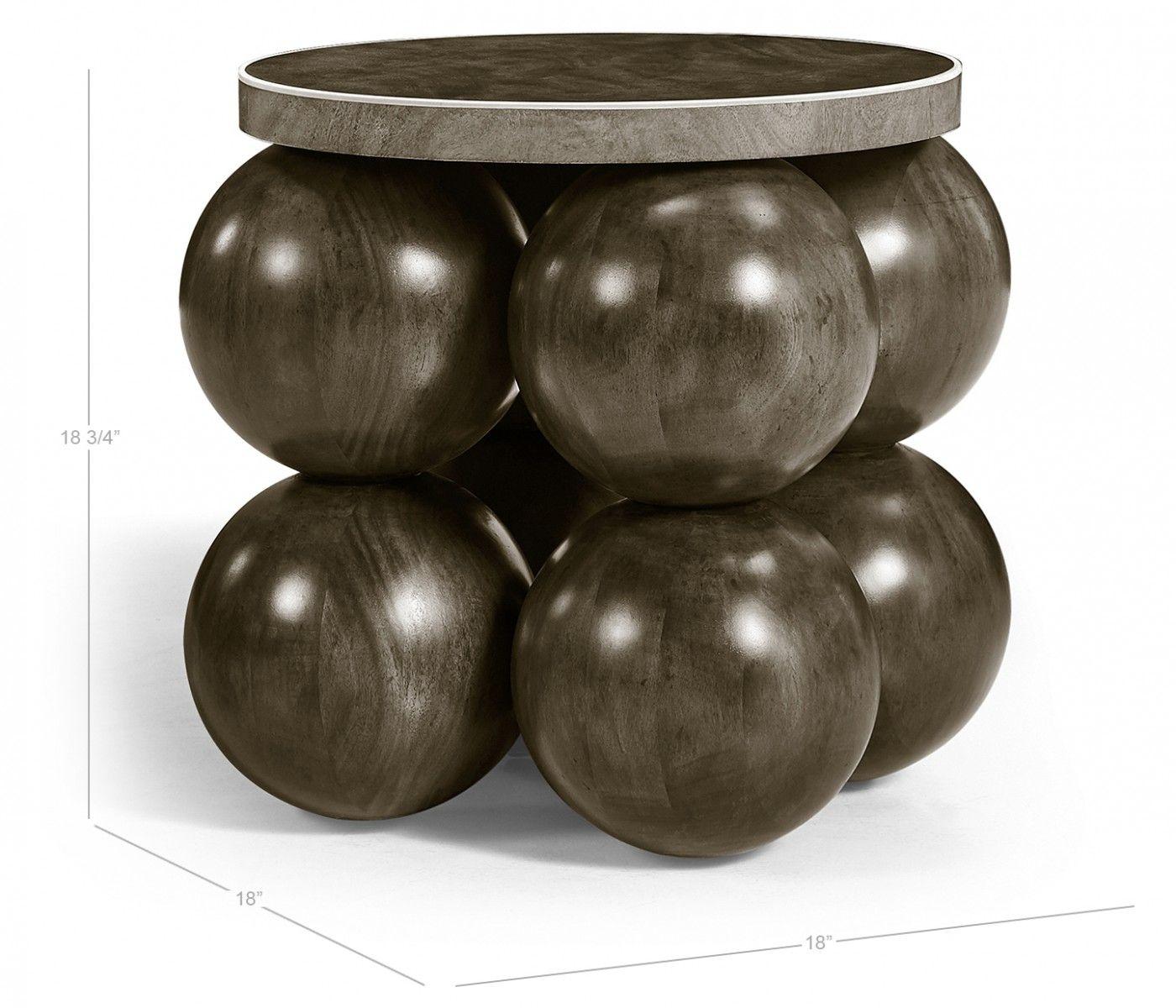 Jonathan Charles Orb Round Accent Table - Image 3