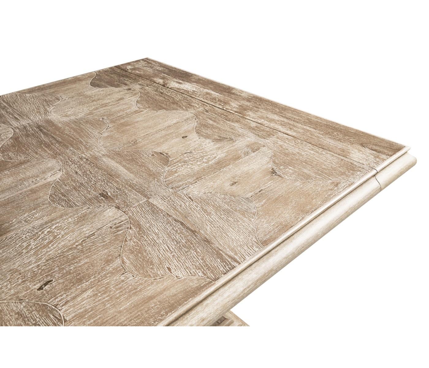 Jonathan Charles Refectory Dining Table Eclectic in Limed Acacia - Image 2