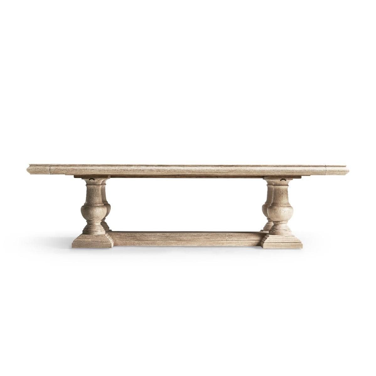 Jonathan Charles Refectory Dining Table Eclectic in Limed Acacia - Image 4